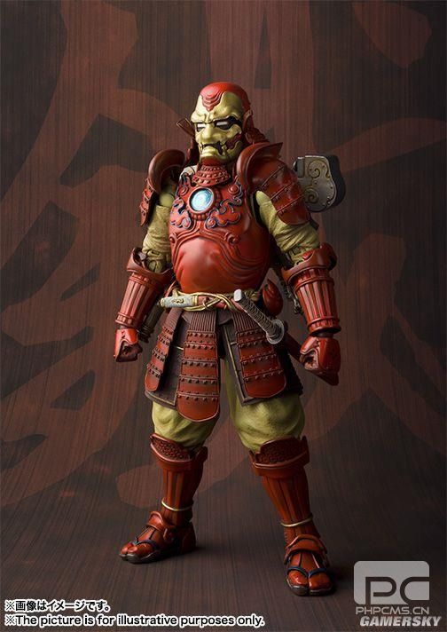 日本武士风“钢铁侠”奇葩手办 这头盔也太鬼畜了