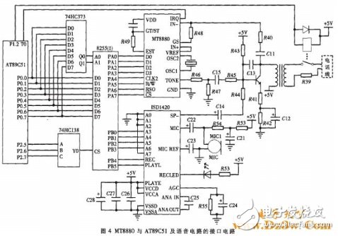 AT89C51单片机对智能语音拨号报警系统的设计