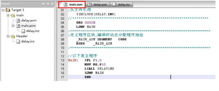 汇编和C语言相结合的51单片机编程技巧