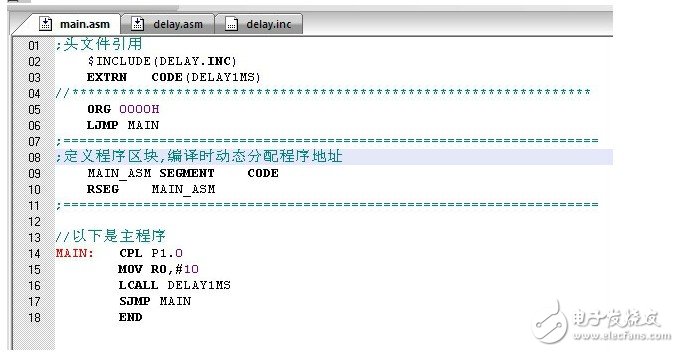 汇编和C语言相结合的51单片机编程技巧