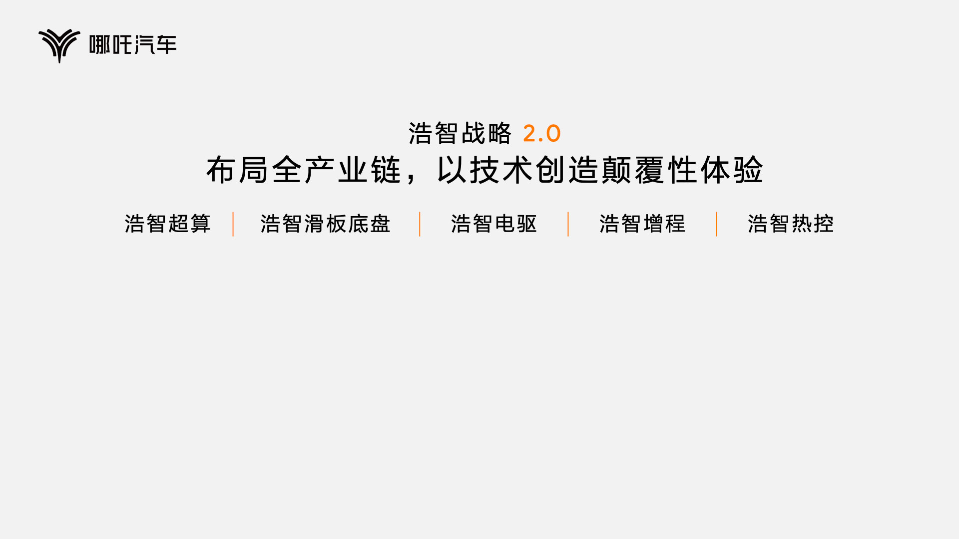 玩的就是高端局？哪吒汽车发布5大黑科技