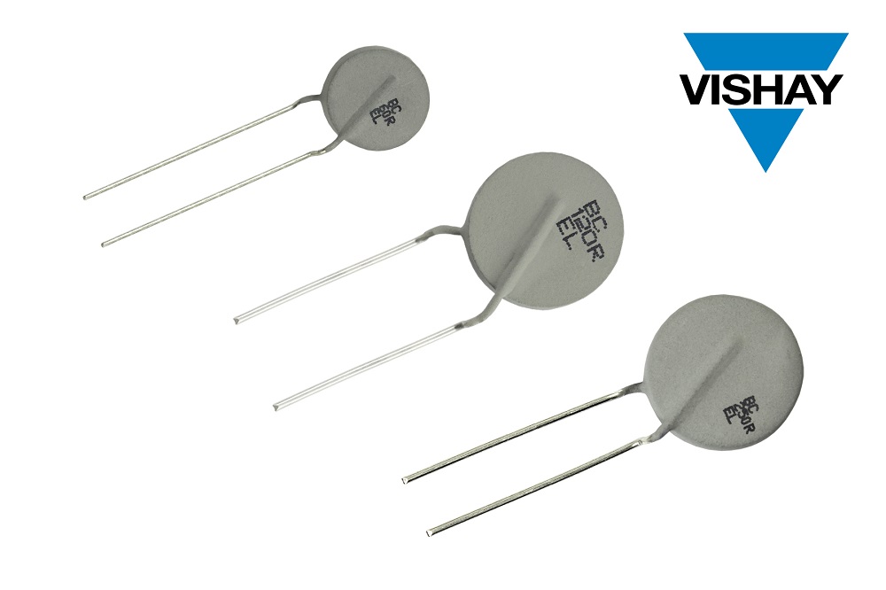 Vishay推出的新款浪涌限流PTC热敏电阻可提高有源充放电电路性能