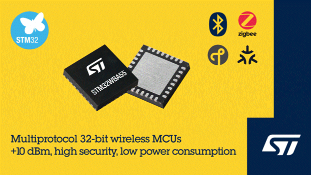 ST 发布先进的高性能无线微控制器，符合即将出台的网络安全保护法规
