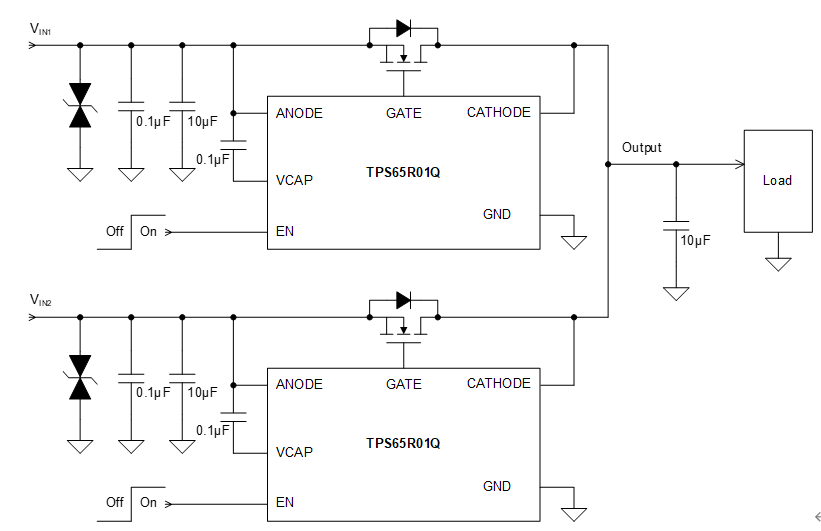 思瑞浦推出汽车级理想二极管ORing控制器TPS65R01Q