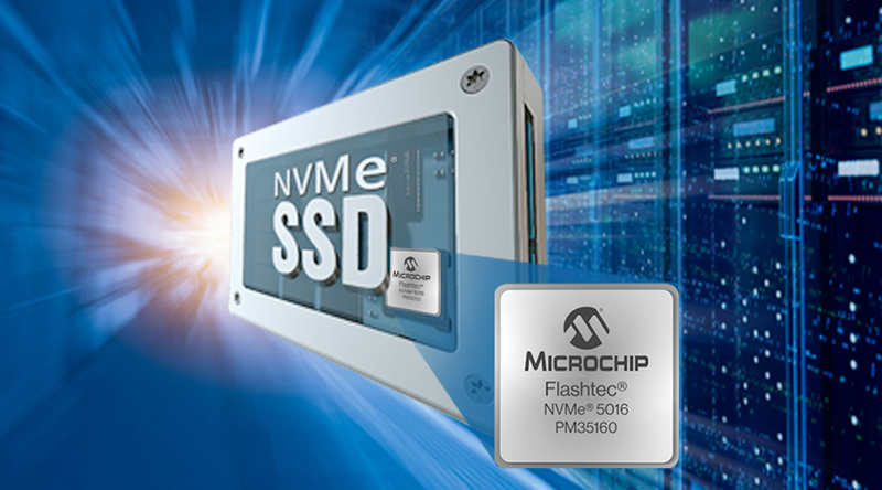 Microchip推出高性能第五代PCIe®固态硬盘控制器系列