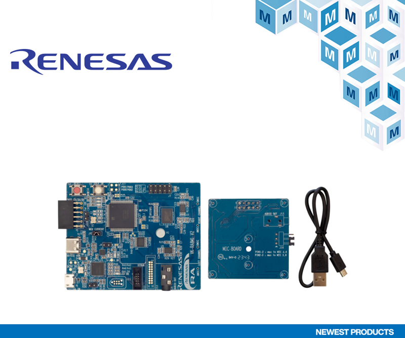 贸泽电子开售Renesas Electronics RA8M1语音套件