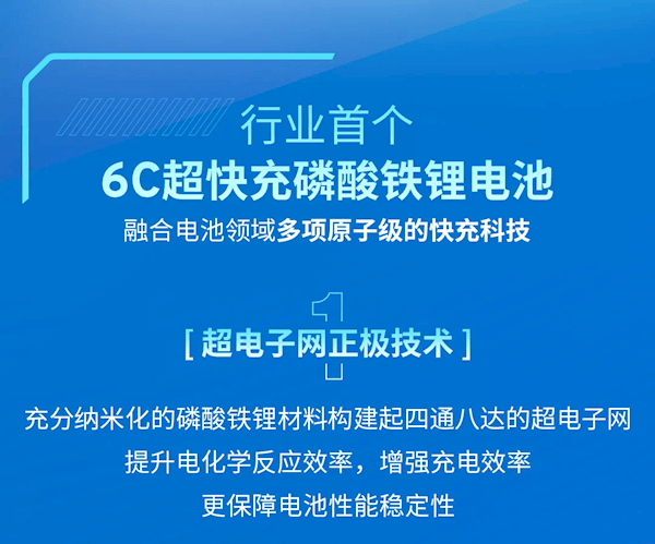 上汽通用联合宁德时代推出行业首个6C超快充磷酸铁锂电池：充电5分钟 续航200公里