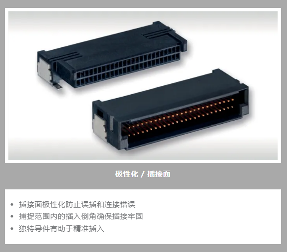 TE ERNI MicroCon双排0.8毫米连接器，无惧小间距