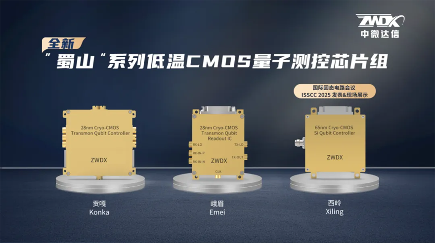 面向百万量子比特！中微达信推出全新低温CMOS量子测控芯片组