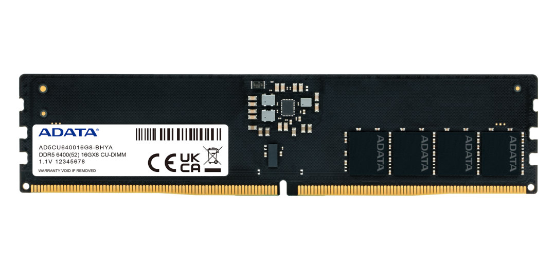 威刚工控发布DDR5 6400 CU-DIMM与CSO-DIMM，赋能HPC高性能运算